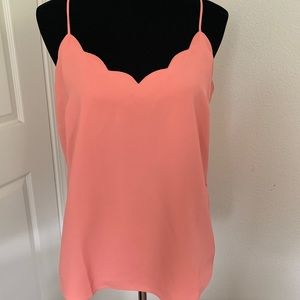 J.Crew scalloped cami